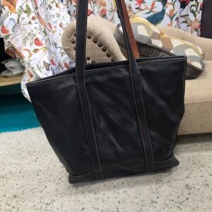 Vintage Coach all leather tote